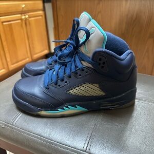 Jordan Kids Sneakers - Navy and Aqua